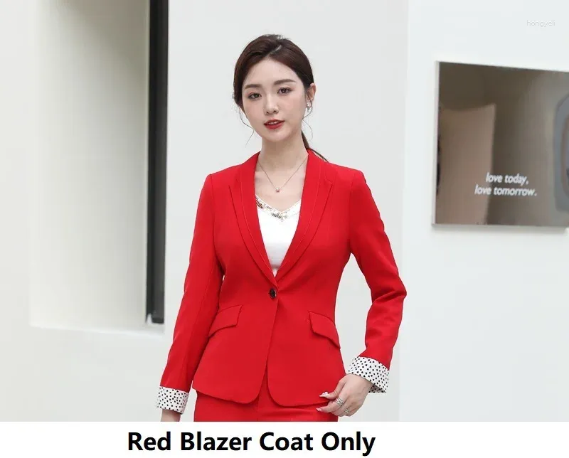 Red Blazer Coat