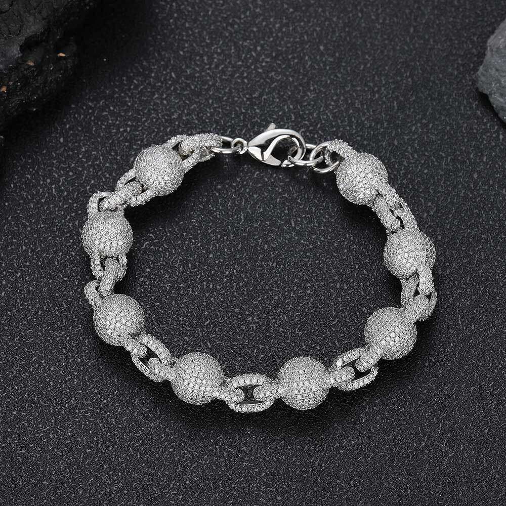 Platyna szerokość 10,5 mm) -Bracelet 7 cali