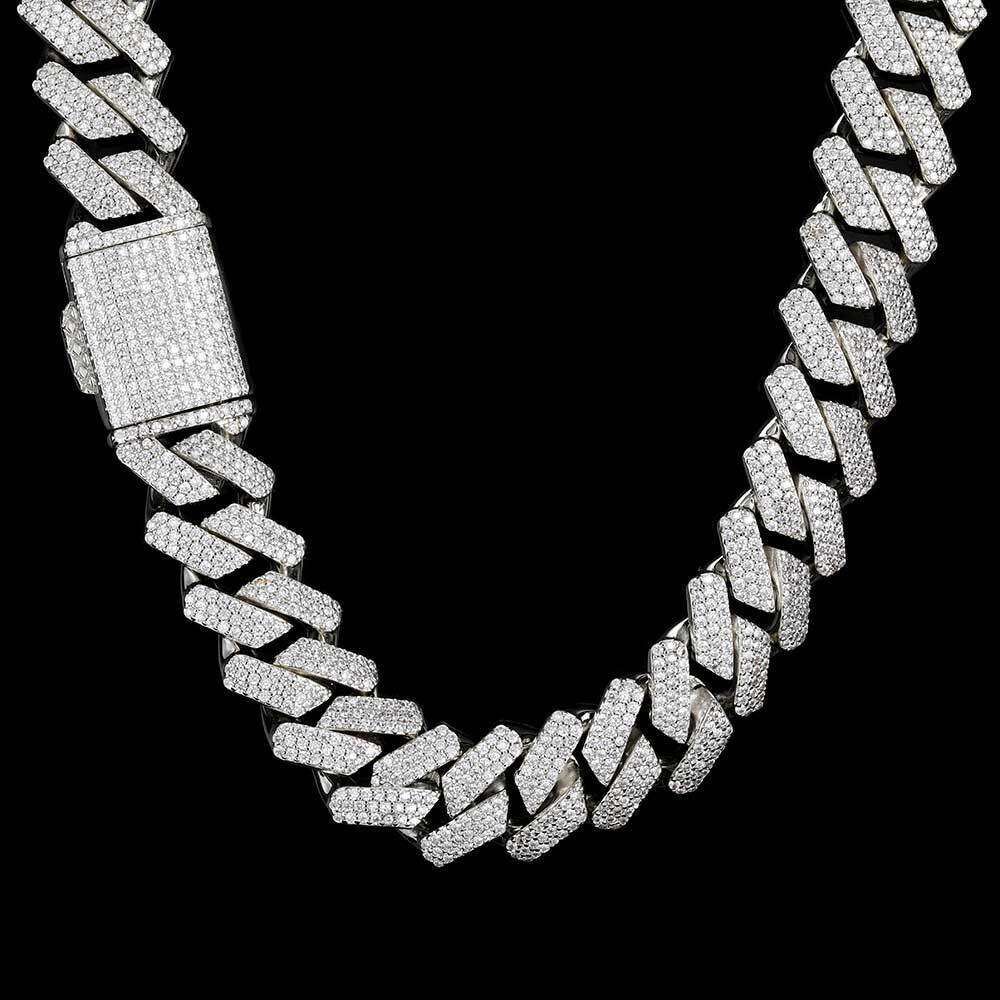 Platinum width 18mm)-Necklace 16 inches