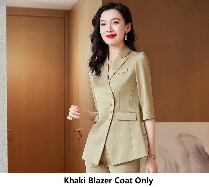 Manteau blazer kaki