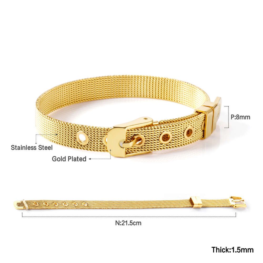 Pulseiras Gold-br236501g-Chain-Personalizadas