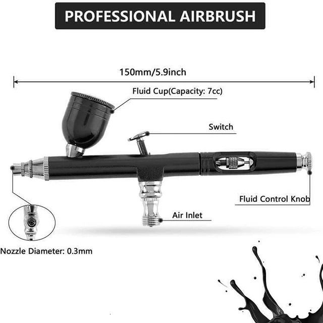 Siyah airbrush