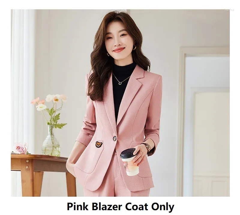 Pink Blazer Coat