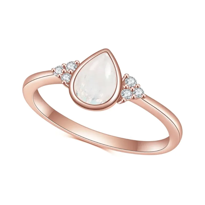 Rose Gold plated CHINA Engagement ring