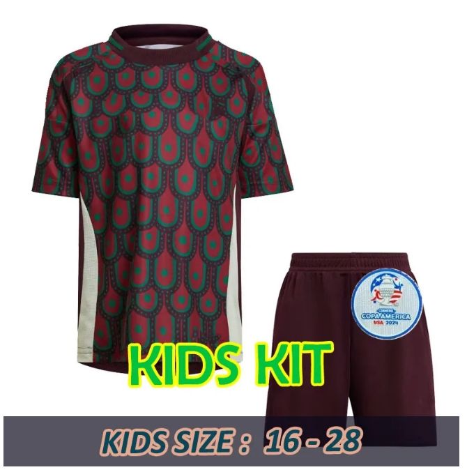 Home Kids Kit 2024 Copa America Patch