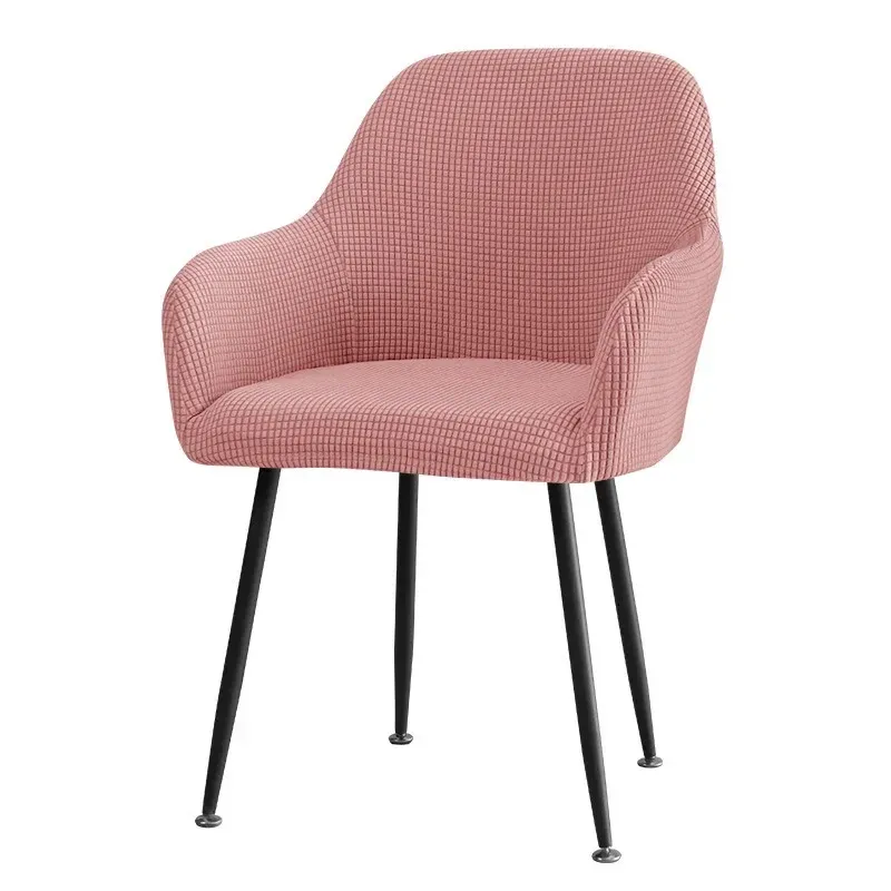 1 housse de chaise rose