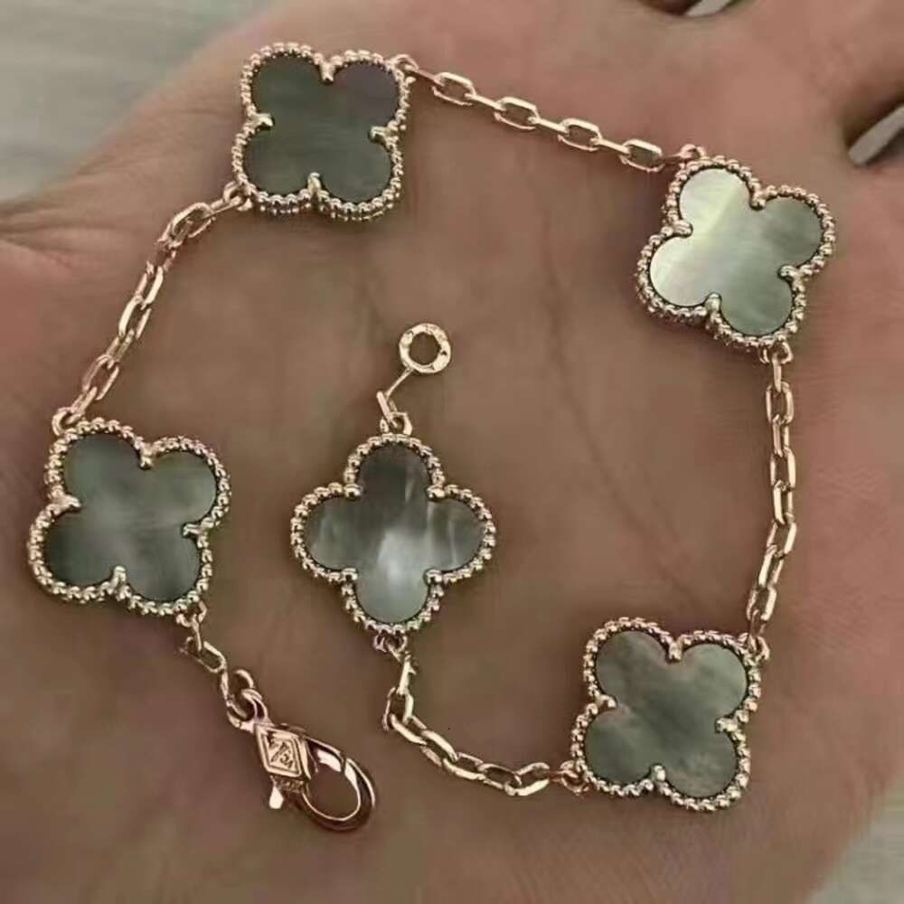 Bracelet Rose Gold Grey Fritillaria-V