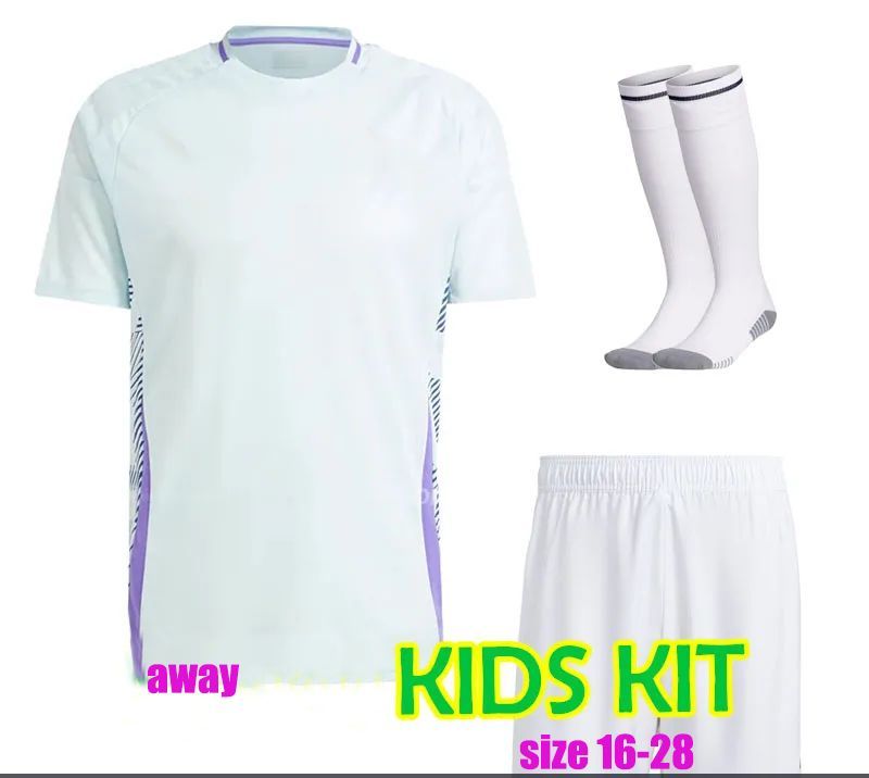 24 25 away kids kit+socks