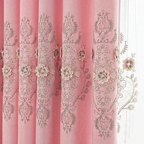 Color:pink curtain