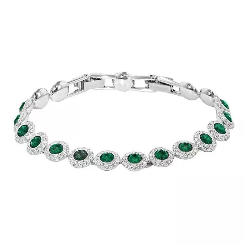 4. pulseira de cristal verde