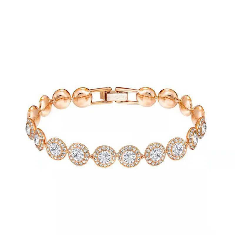 3.white Crystal bracelet