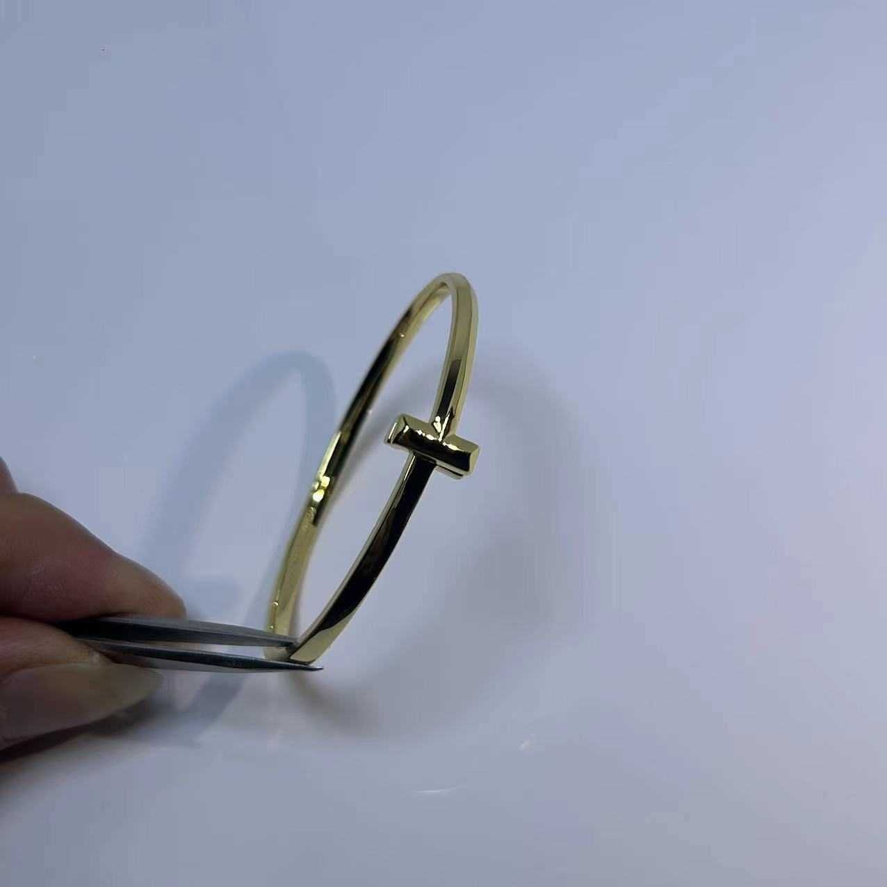 Guld Small Diamondless Armband