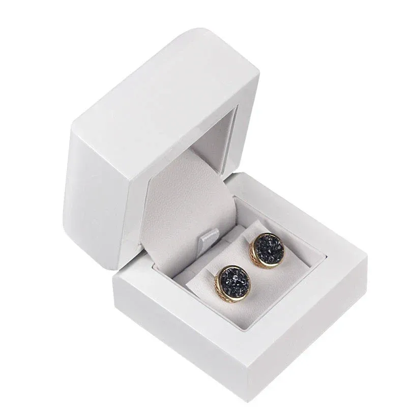 White Earring Box