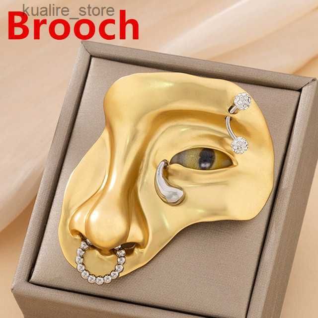 Brass Brooch