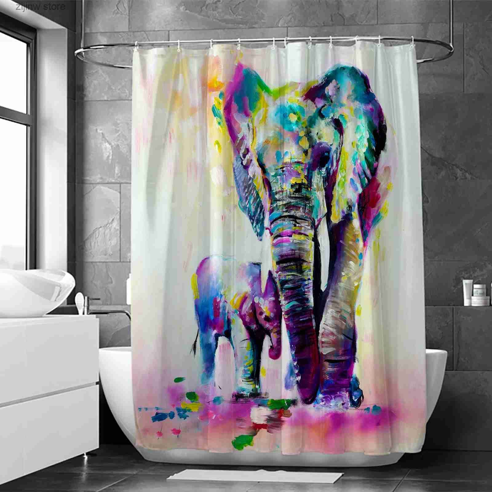 Elefante de colores-180x180cm