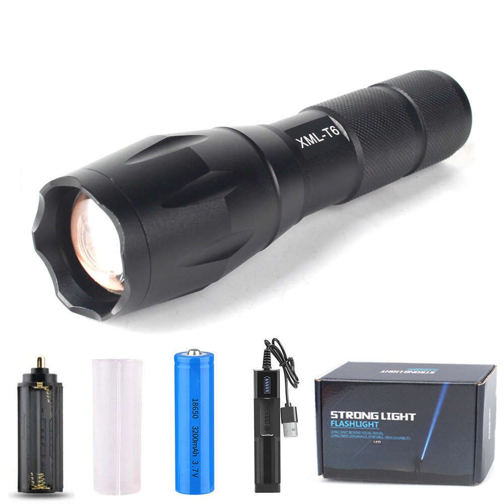 Plastic T6 set [flashlight * 1 18650