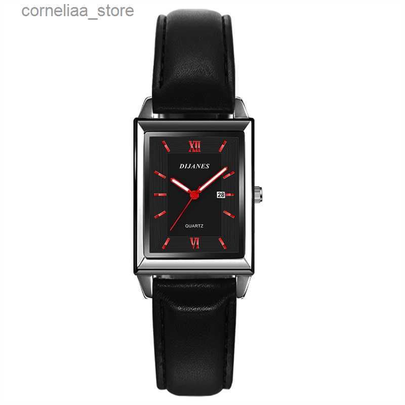 Leather Black Red
