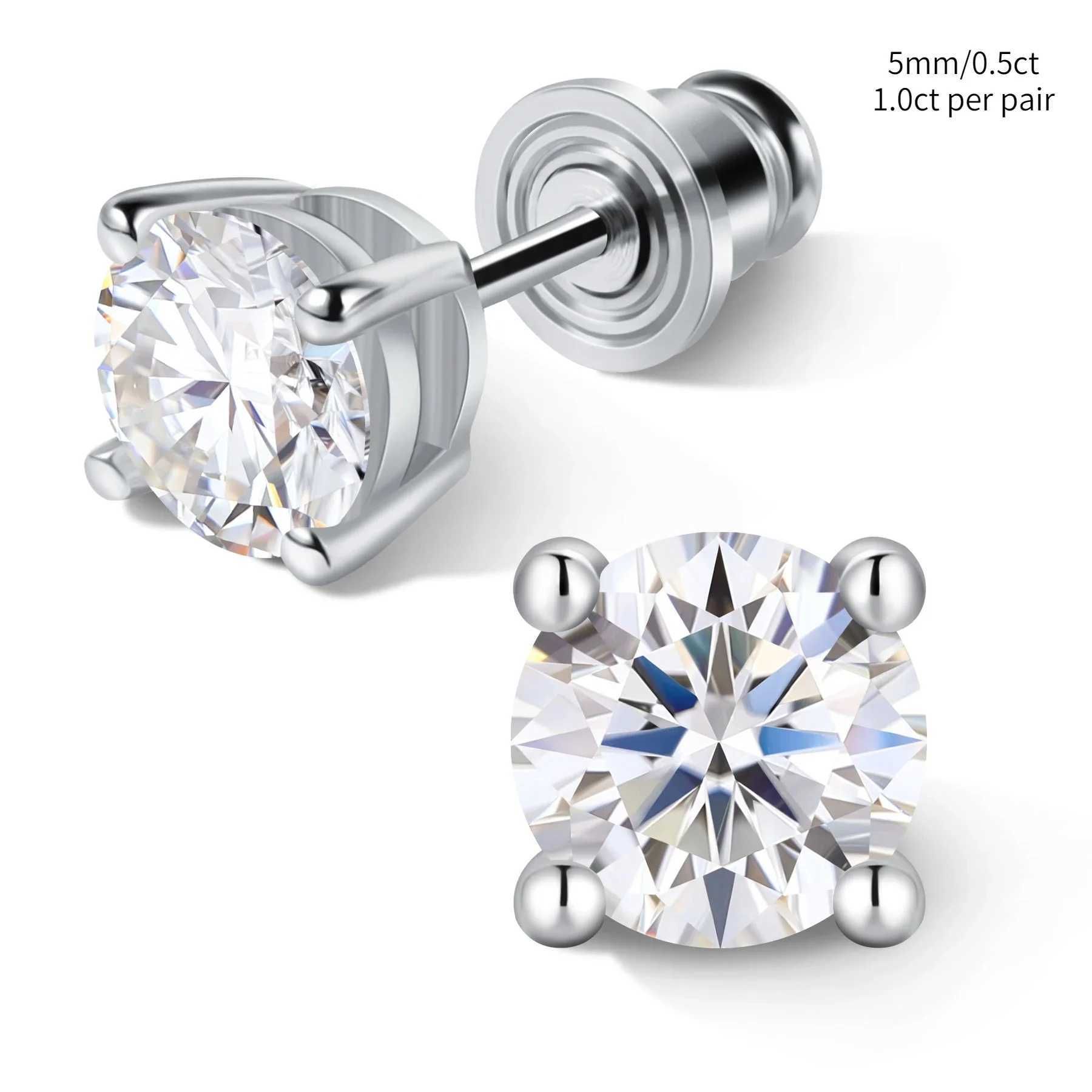 1.0ct Per Pair 5mm-with Certificated