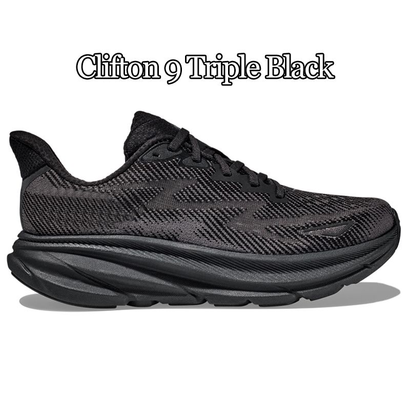 Clifton 9 trippel svart