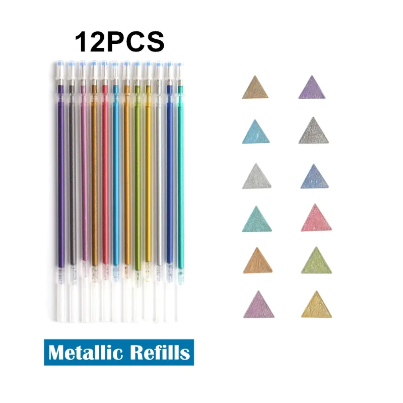 12 Metallic Refills