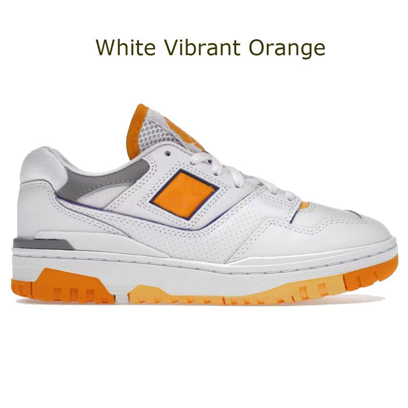 16 White Vibrant Orange