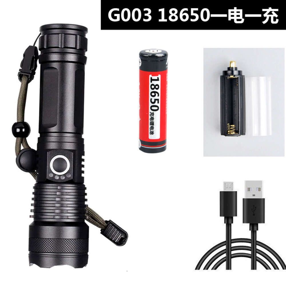 G003 flashlight 1 18650 battery charging