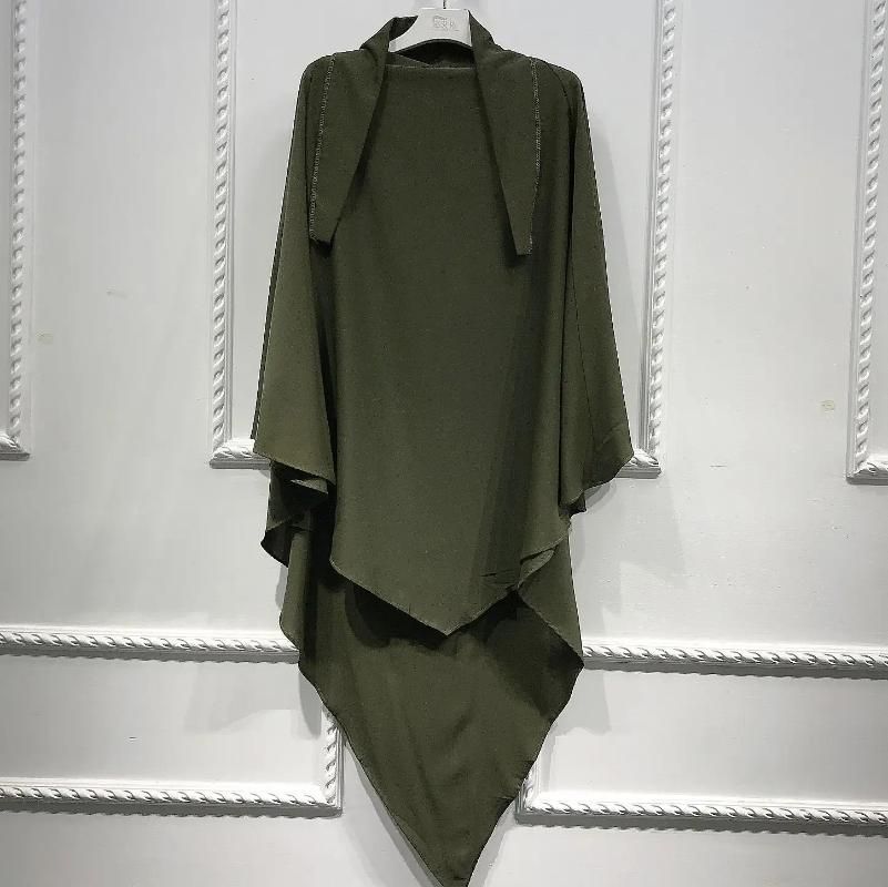 Army Green Khimar.