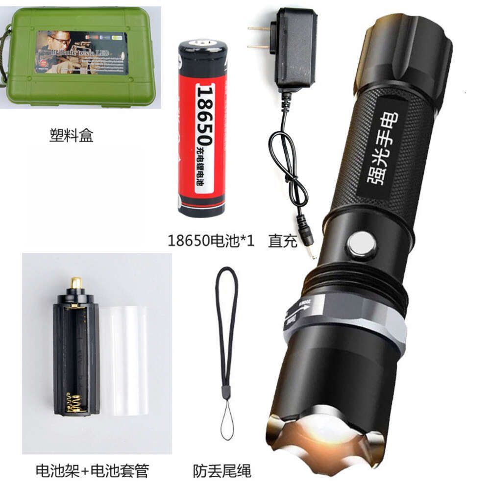 TJ Strong Light Flashlight [1 18650