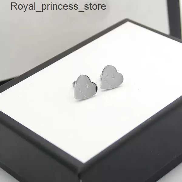 Silver Heart Earring-G Heart Love Pend