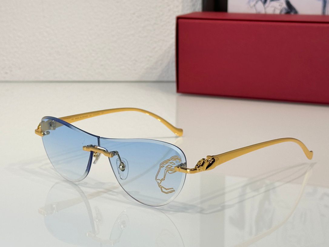 Gold-Gradient blue lens