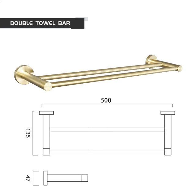 Double Towel Bar