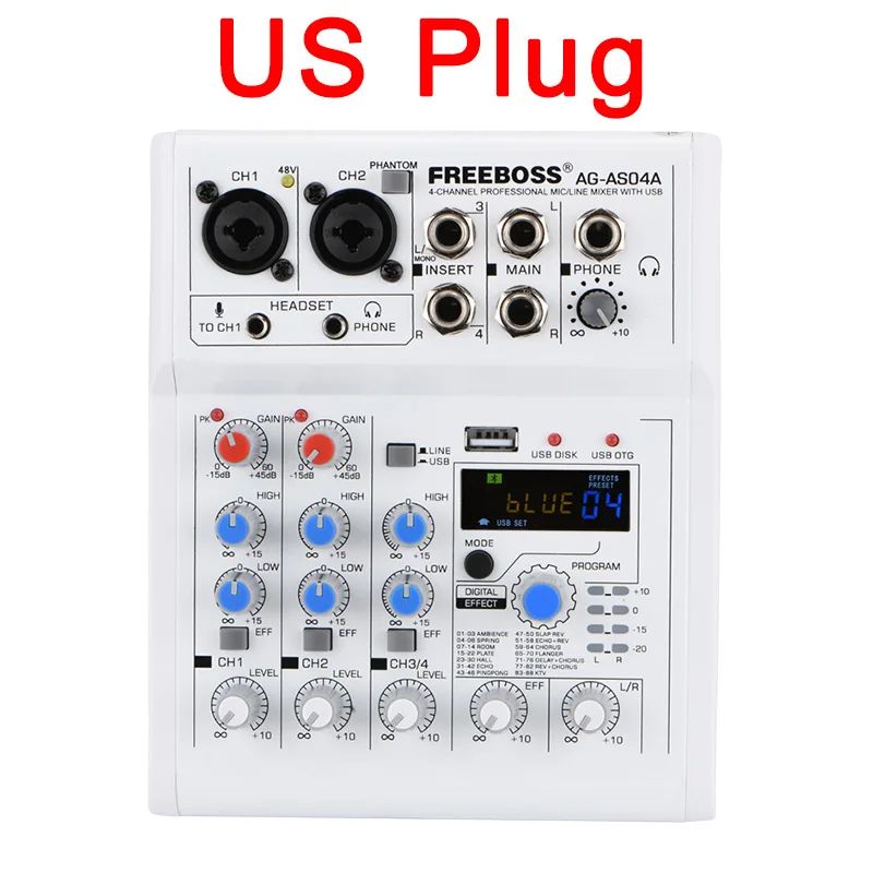 White US Plug