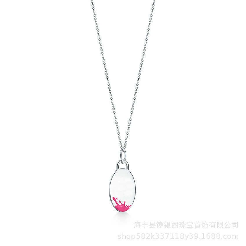 Water Flower Egg Shaped Pendant Powder