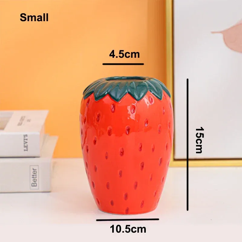 Strawberry Art Vase1