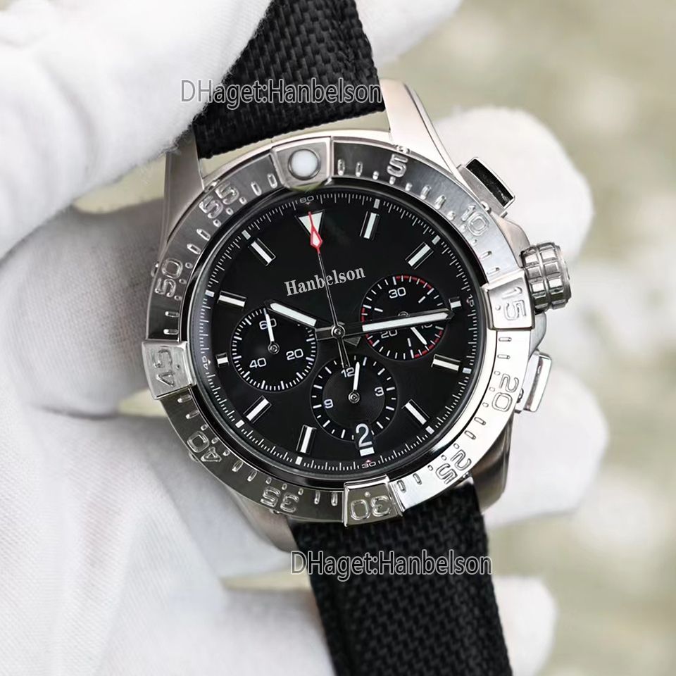 Silver Case Black Dial