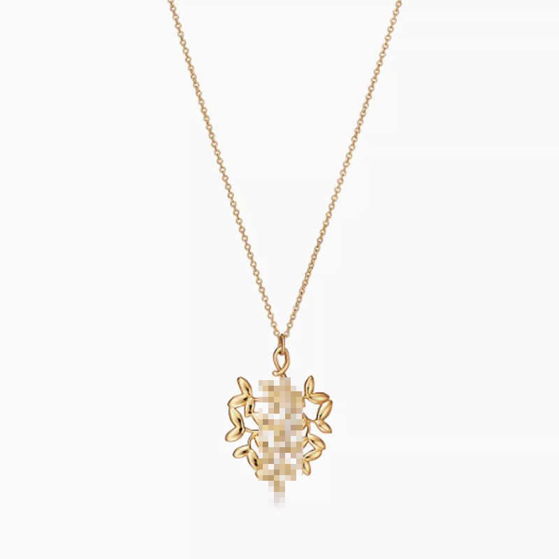 Heart Shaped Leaves, Golden-925 Silver