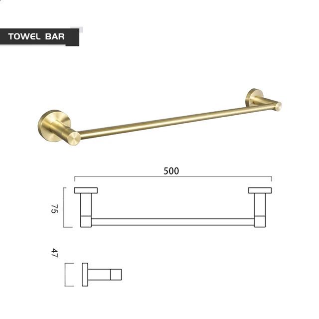 Single Towel Bar