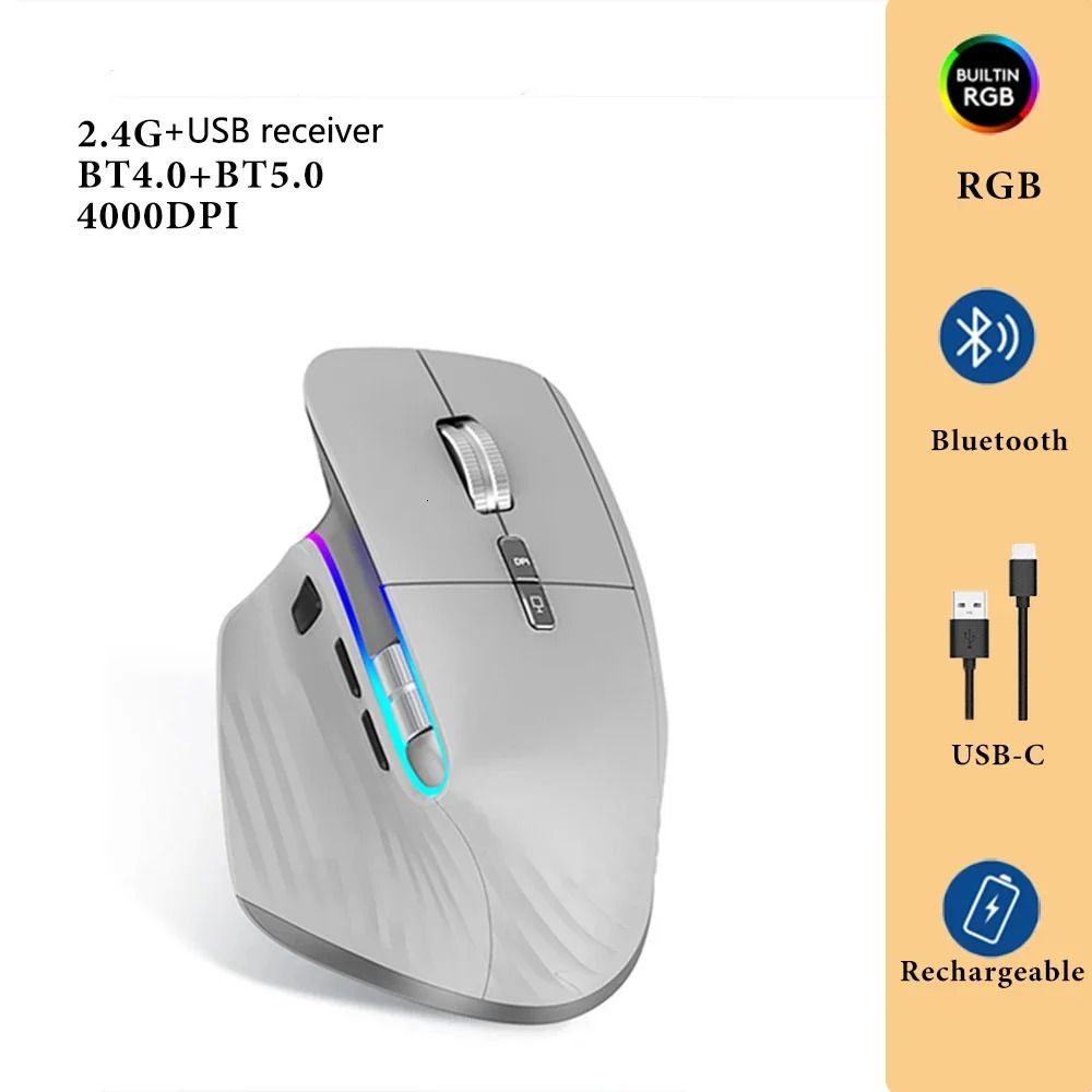 Bluetooth 2.4g-grigio