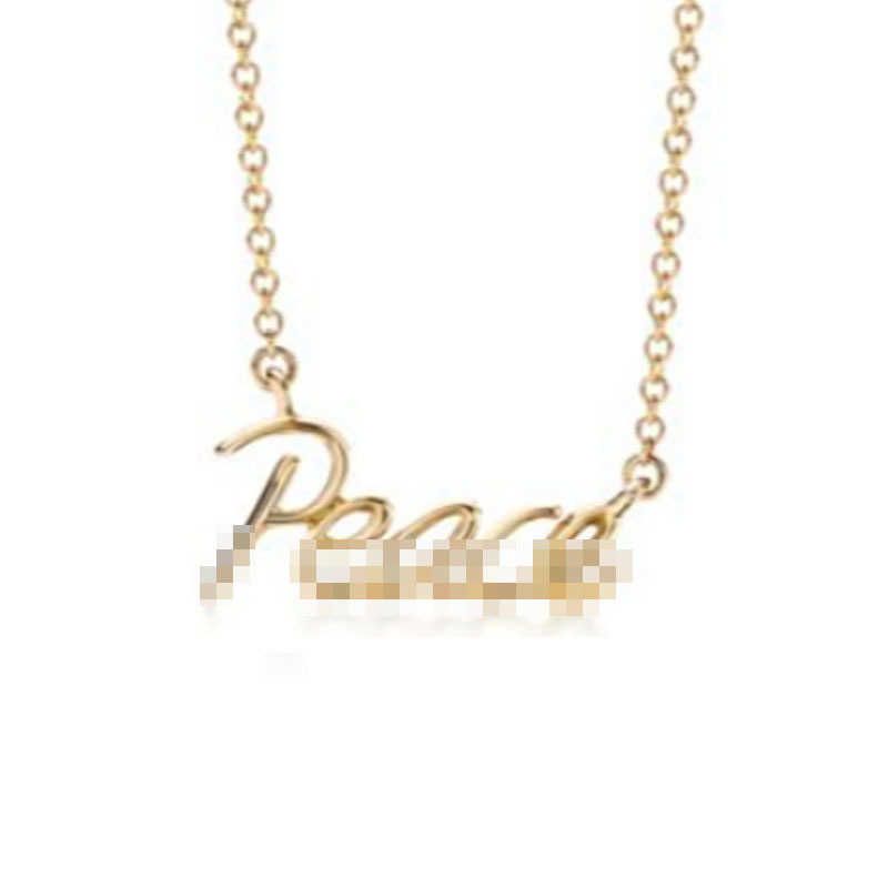 Peace Gold-925 Silver
