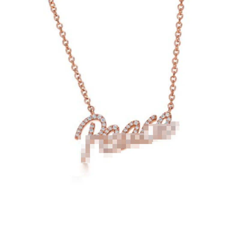 Volldiamant Peace Roségold-925 Silber