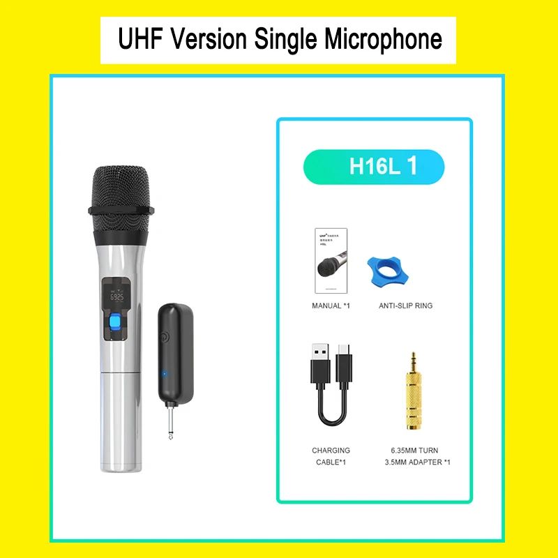 UHF singolo microfono