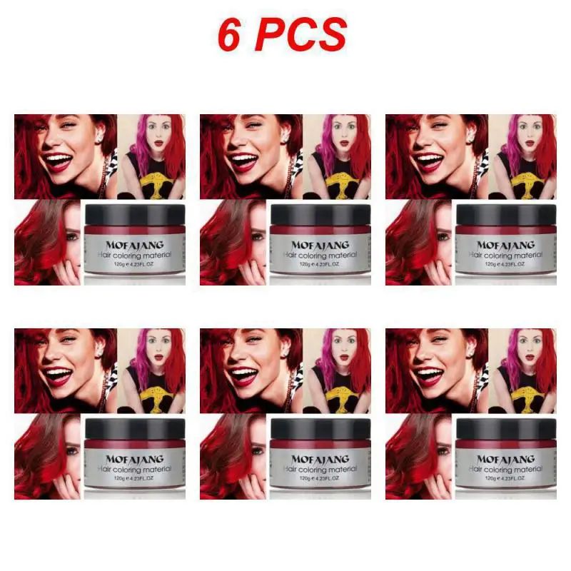 Cor:Vermelho 6pcs