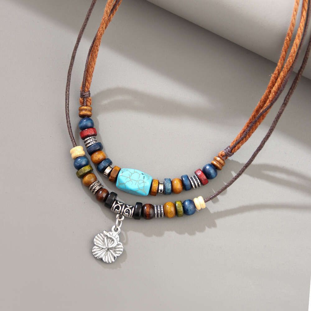 Collier de petites fleurs - Qnn1108