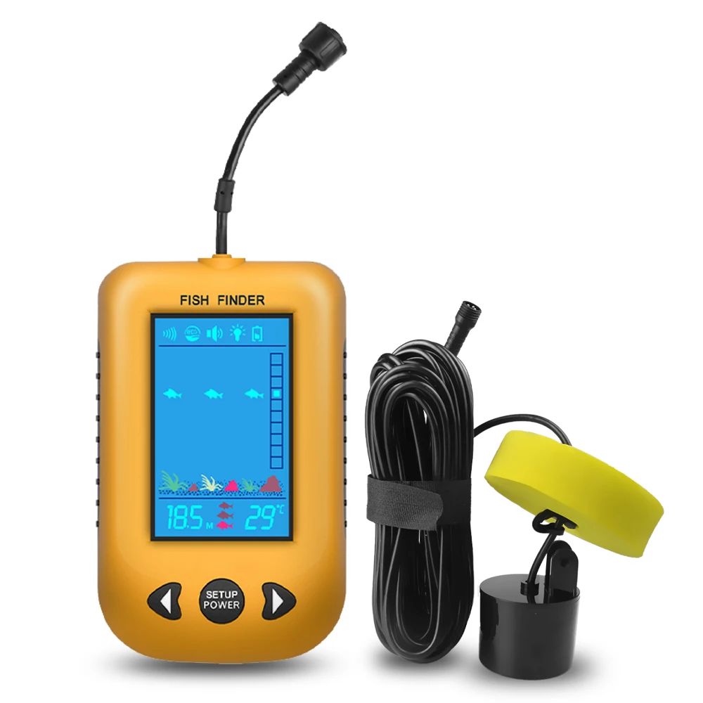 Color:fish finder yellow