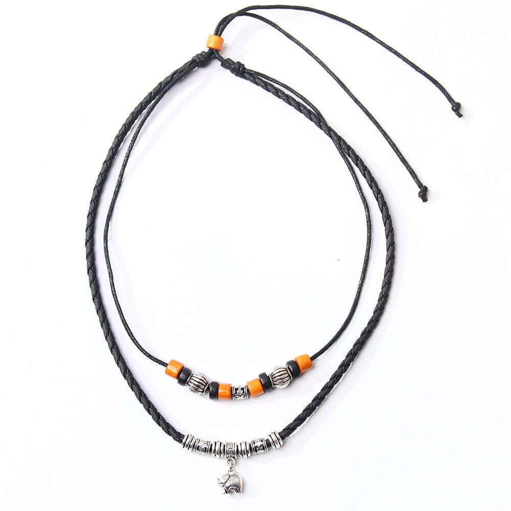 Short Nosed Elephant Necklace - Qnn1082