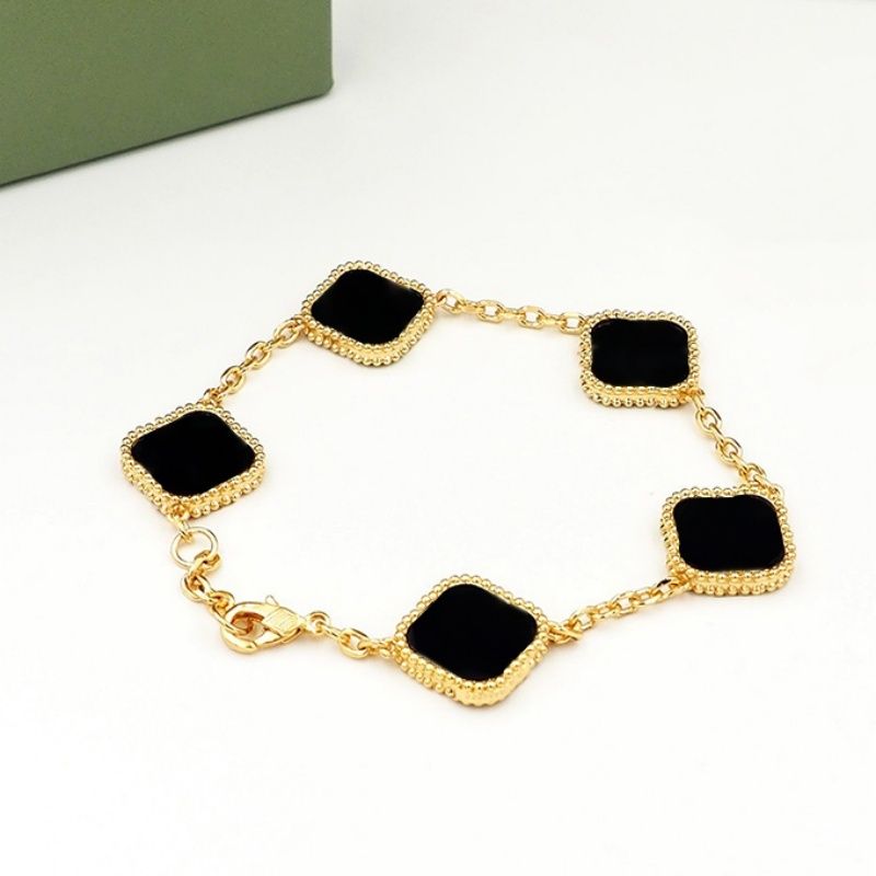 Gold schwarzes Armband