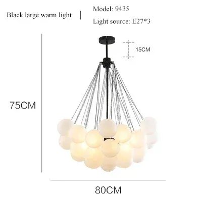 2Color Bulbs Black Small 37glass