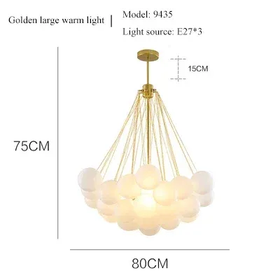 2Color Bulbs Gold Big 37glass