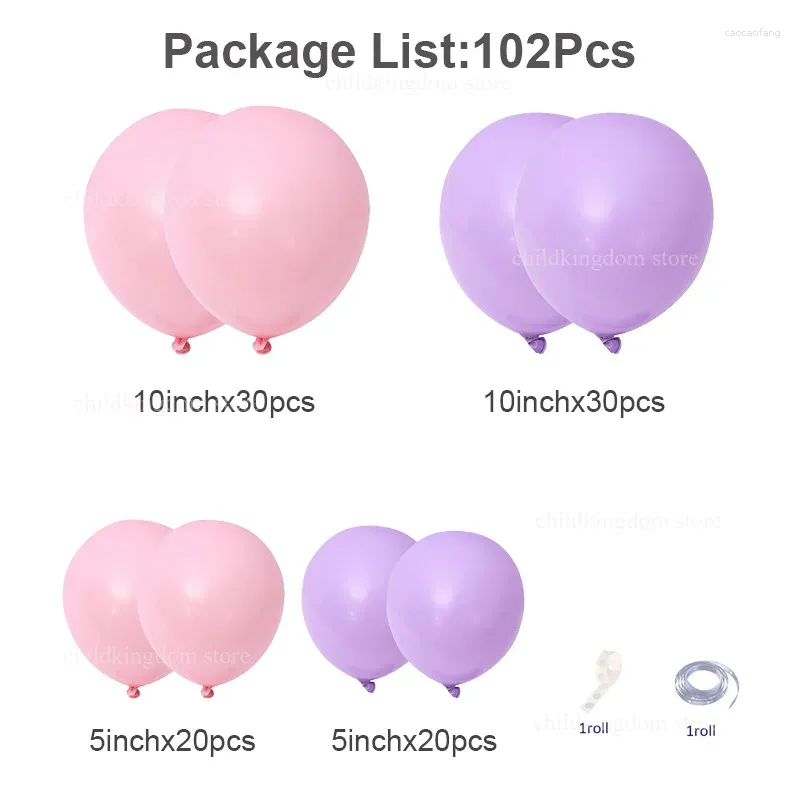 102Pcs balloons