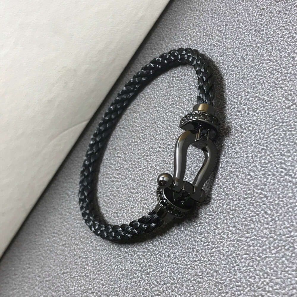 Black Hemp Rope Black Gold Semi Diamon